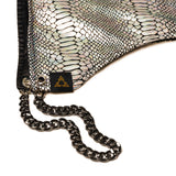Iridescent Snake Skin Hood