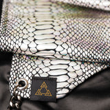 Iridescent Snake Skin Hood