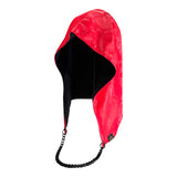 Red Snake Skin Hood