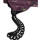 Purple Snake Skin Hood