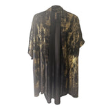 Black and Gold Shimmer Flow