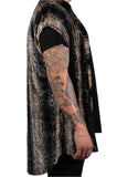 Black and Tan Snakeskin Vest