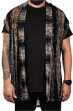 Black and Tan Snakeskin Vest