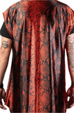 Red Snakeskin Vest