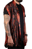 Red Snakeskin Vest