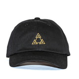 Classic Triangle Dad Hat-Black and Gold